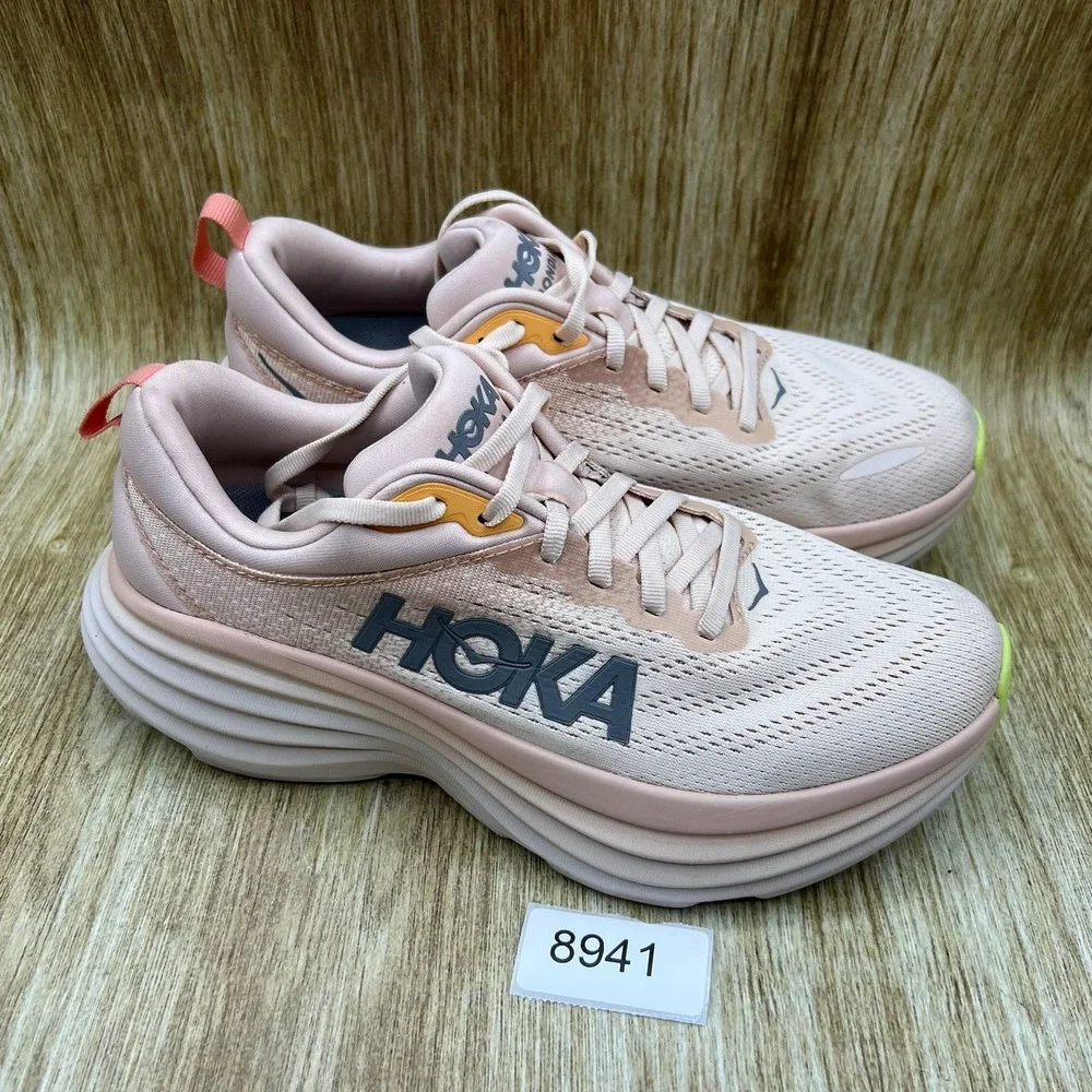 Hoka One One Bondi 8 Women's Size 8 Cream Vanilla Running Shoes 1127952 CMV - Picture 10 of 10
